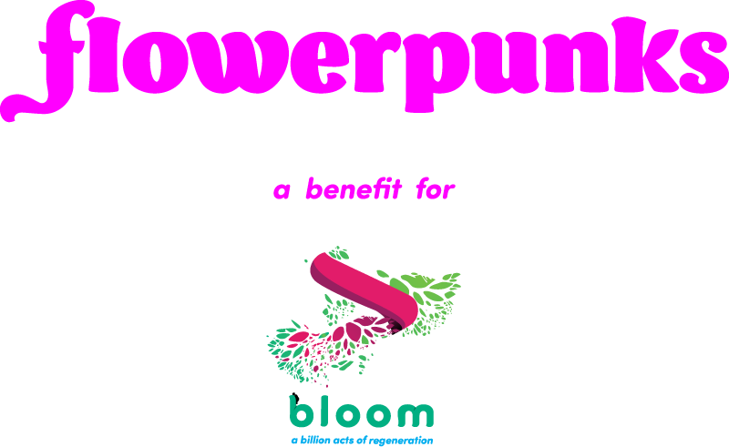flowerpunks, a benefit for Bloom Network